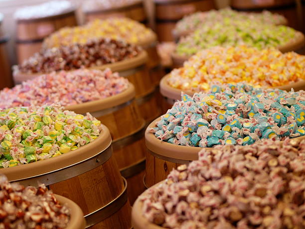 Old Fashioned Candy Store stock photo