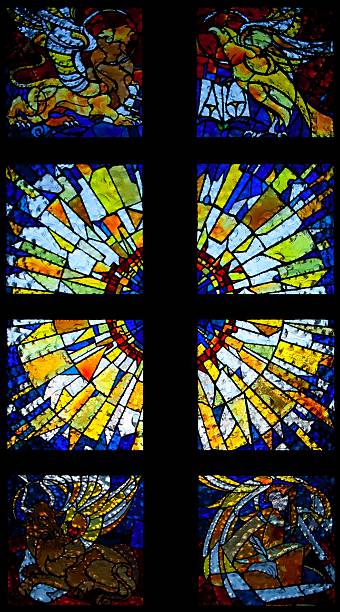 istock Lead glass window at St. Paul's 92218106