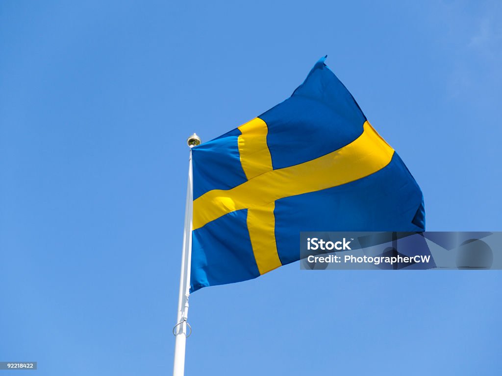 スウェーデンのフラグ - スウェーデン国旗のロイヤリティフリーストックフォト