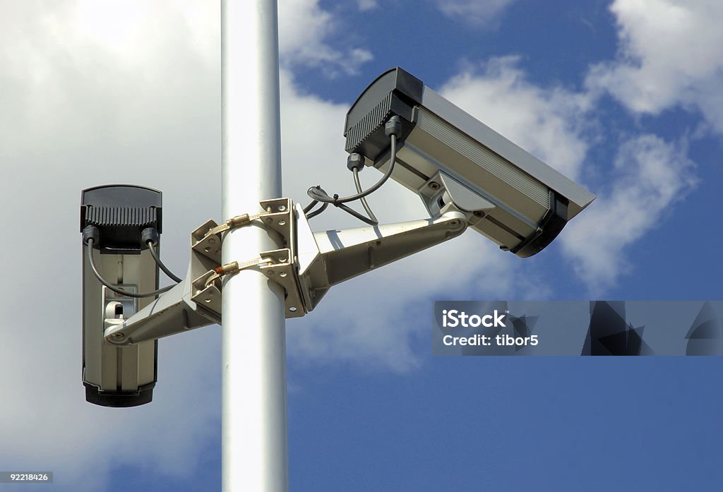Caméras de sécurité - Photo de Big Brother libre de droits