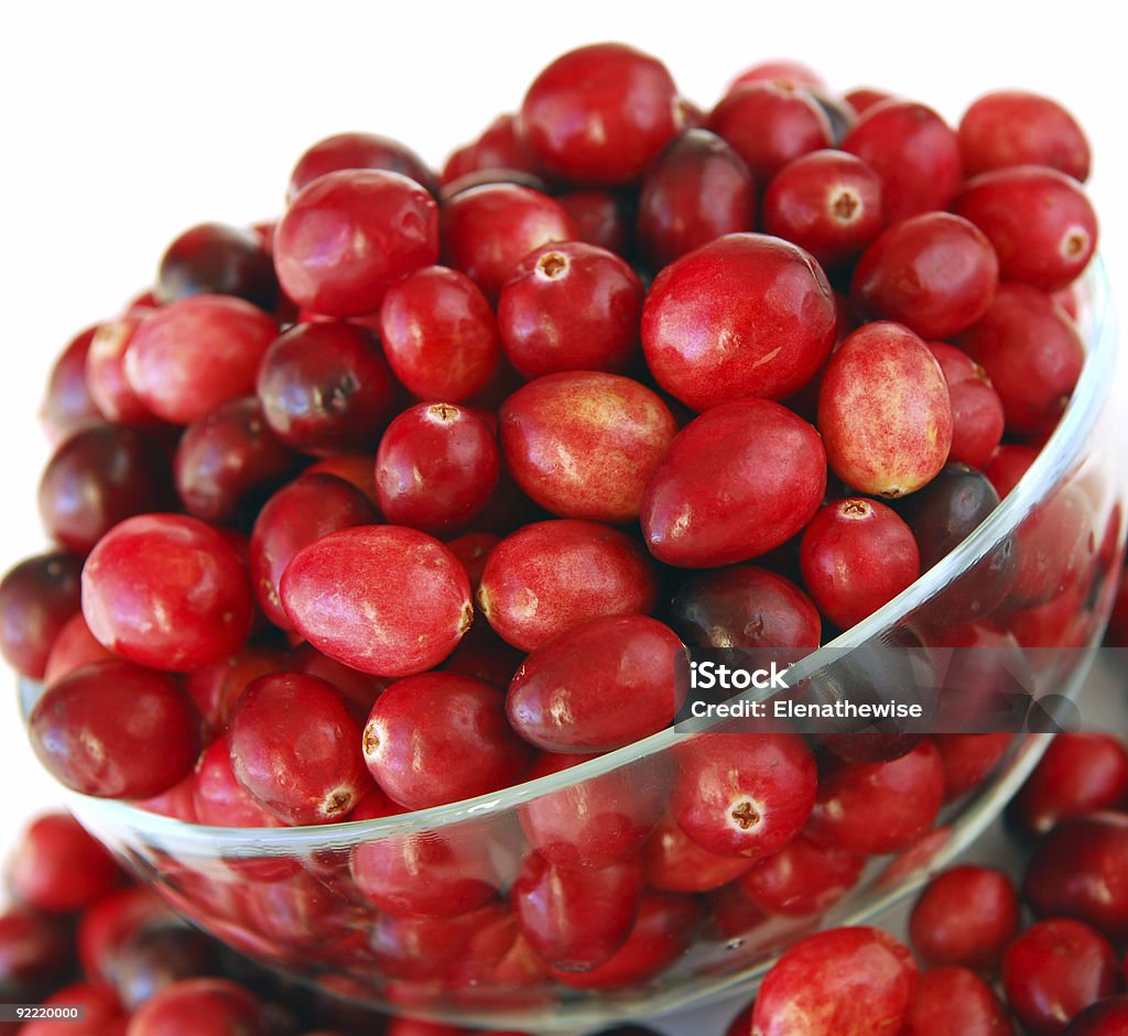 Cranberries in a bowl  Autumn Stock Photo