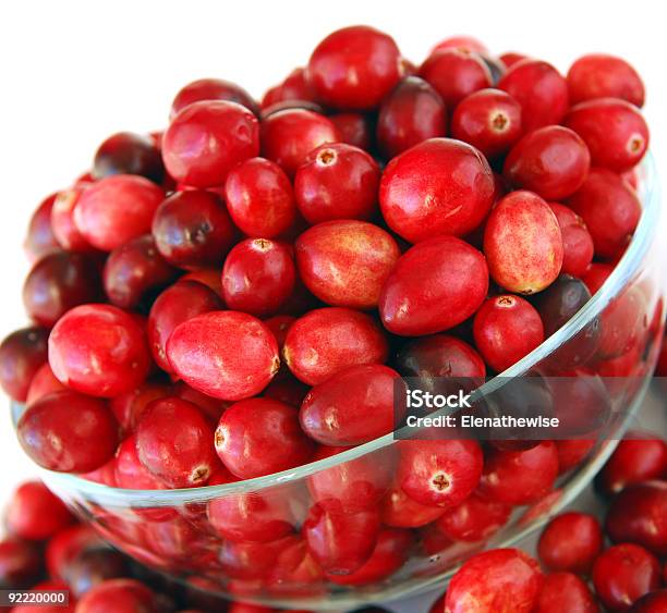 Cranberries In A Bowl Stock Photo - Download Image Now - Autumn, Berry Fruit, Bowl