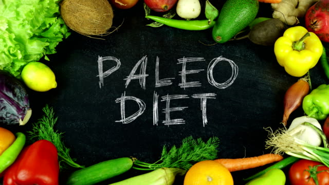 Paleo diet fruit stop motion
