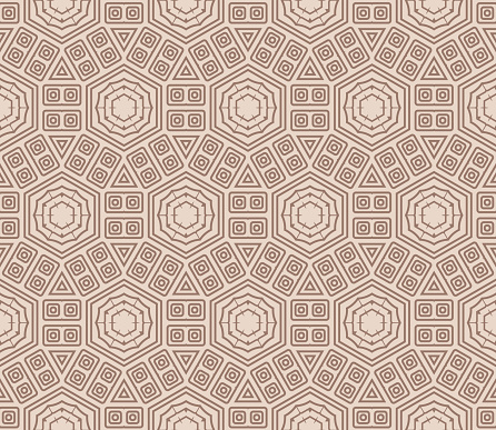 Decorative Geometric Seamless Pattern Vector Illustration For Interior ...
