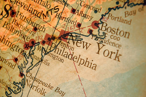 istock Old Map of New York 2 92221275