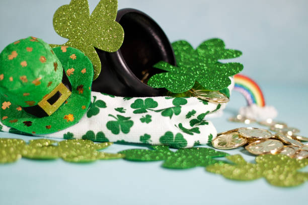 istock Saint Patrick's Day, good luck shamrock, clover 922218468