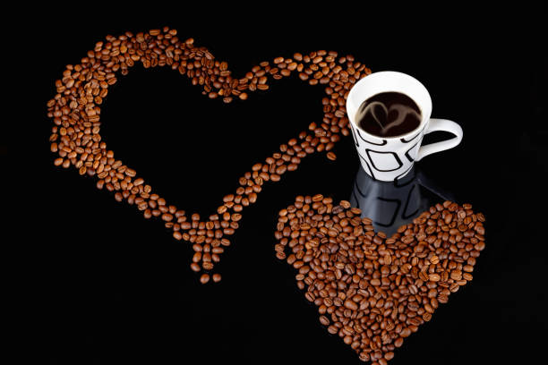 istock Cup of coffee and coffee beans. 922227214