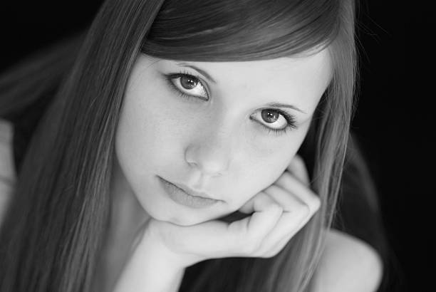 istock beautiful girl looking up 92223044