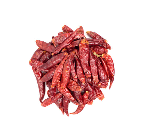 istock Red dry Chili pepper,isolated on white background 922231776