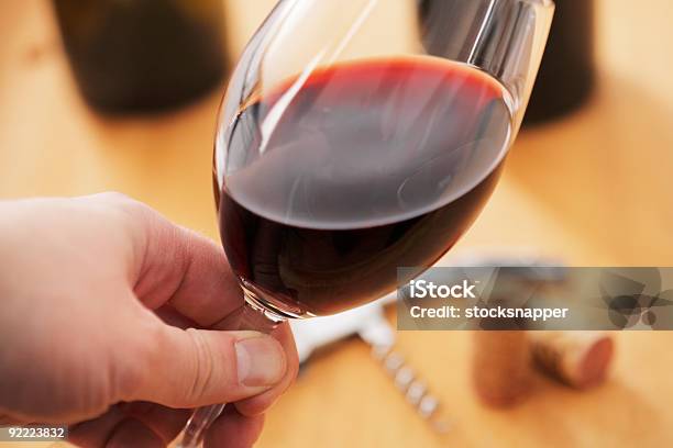 Red Wine Stock Photo - Download Image Now - Drinking Glass, Red Wine, Slanted