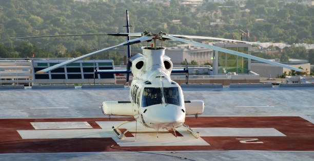 istock Medical Helicopter ready for emergency 92224014