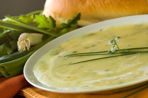istock An Indian's favorite soup with a leave on top 92225298