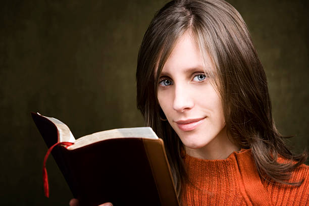 istock Woman with Bible 92225383