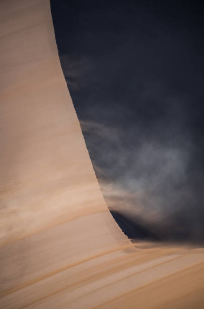 istock Sand dunes, Atacama desert - Moon valley mountains and dramatic sky, sunset 922259178