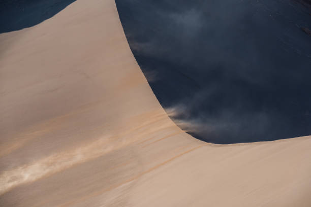 istock Sand dunes, Atacama desert - Moon valley mountains and dramatic sky, sunset 922259226
