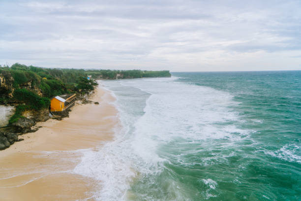 Scenic view of Balangan beach in Bali, Indonesia