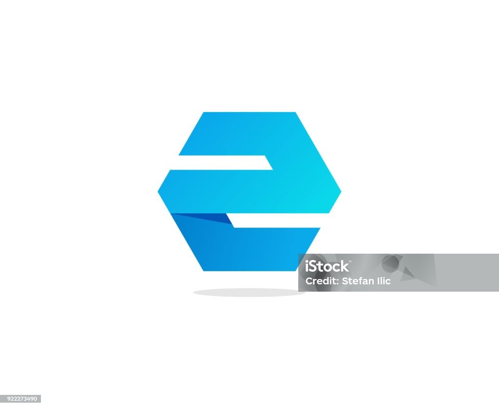 E icon This illustration/vector you can use for any purpose related to your business. Letter E stock vector