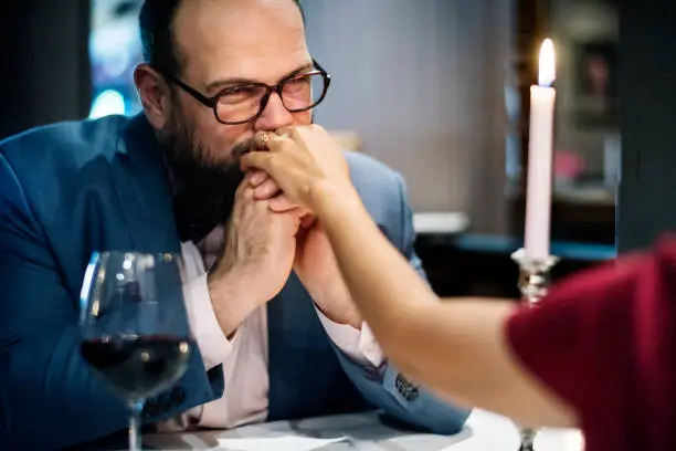 Photo of Couple celebrate valentine's day together