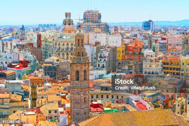 Panoramic View Of Valencia Is The Capital Of The Autonomous Community Of Valencia And The Thirdlargest City In Spain Stock Photo - Download Image Now