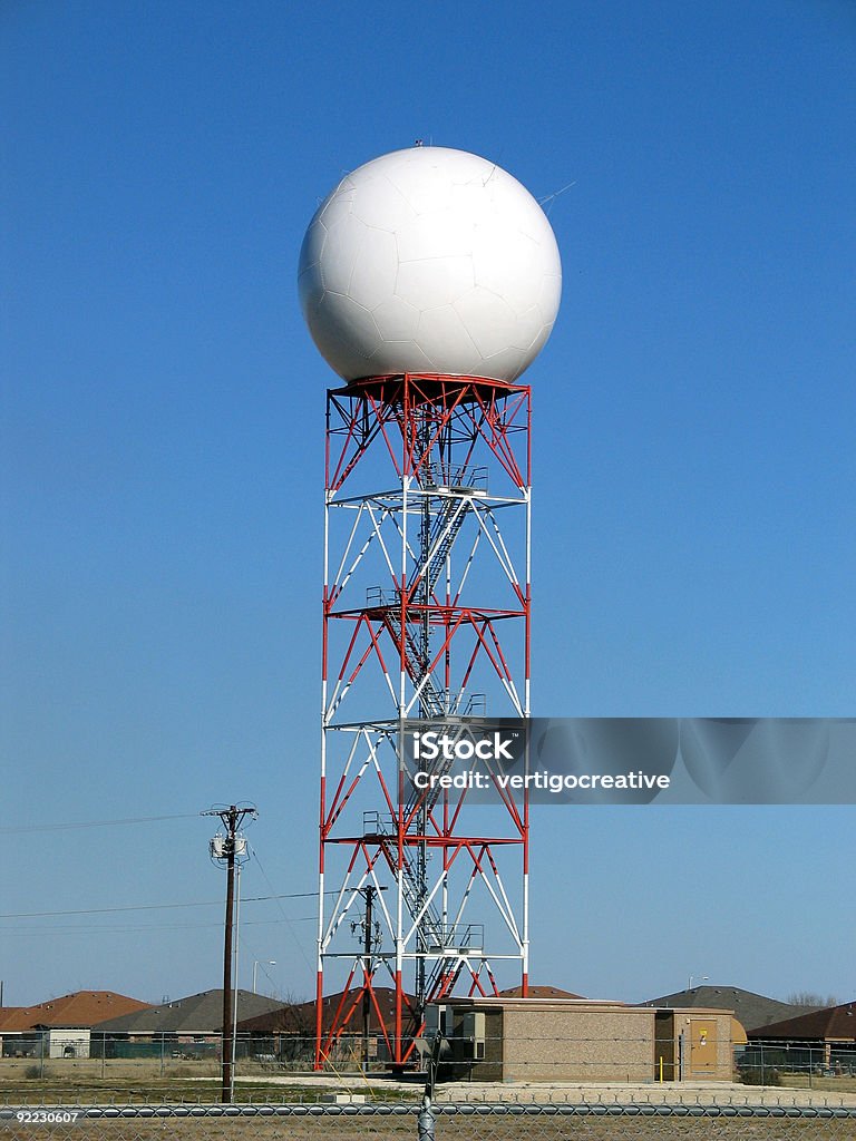 NEXRAD radaru dopplerowskiego Stacja meteorologiczna - Zbiór zdjęć royalty-free (Radar)