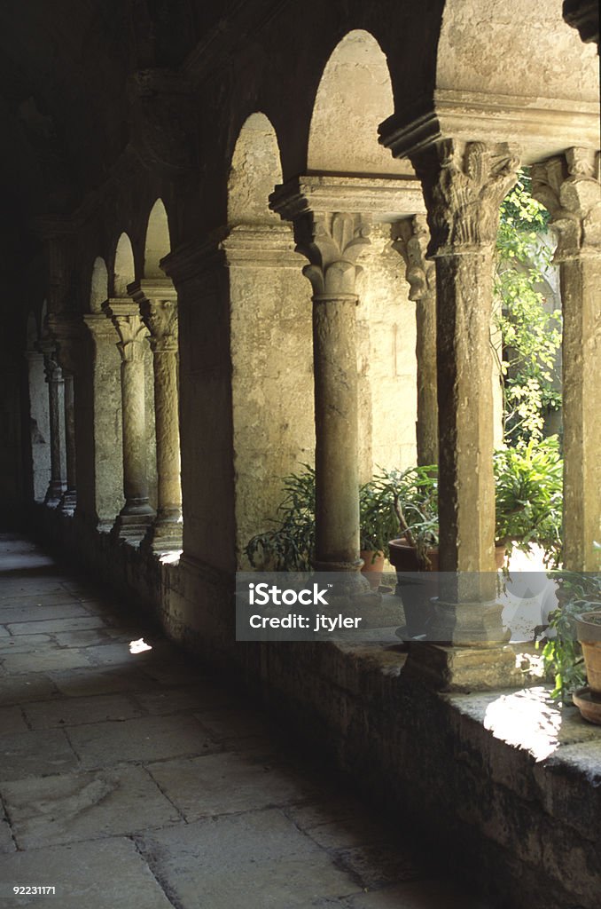 Cloister Arches - Lizenzfrei Abtei Montmajour Stock-Foto