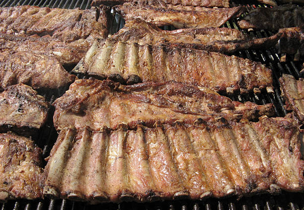 istock Grilled pork spare ribs 92231582