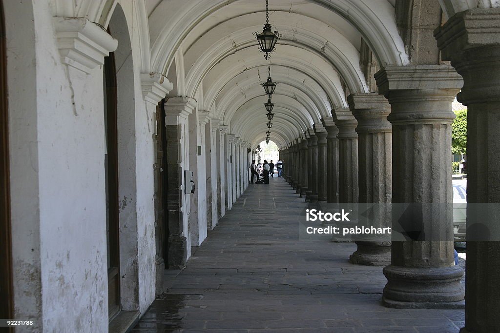 Pierre de l'entrée - Photo de Antigua - Guatemala Occidental libre de droits