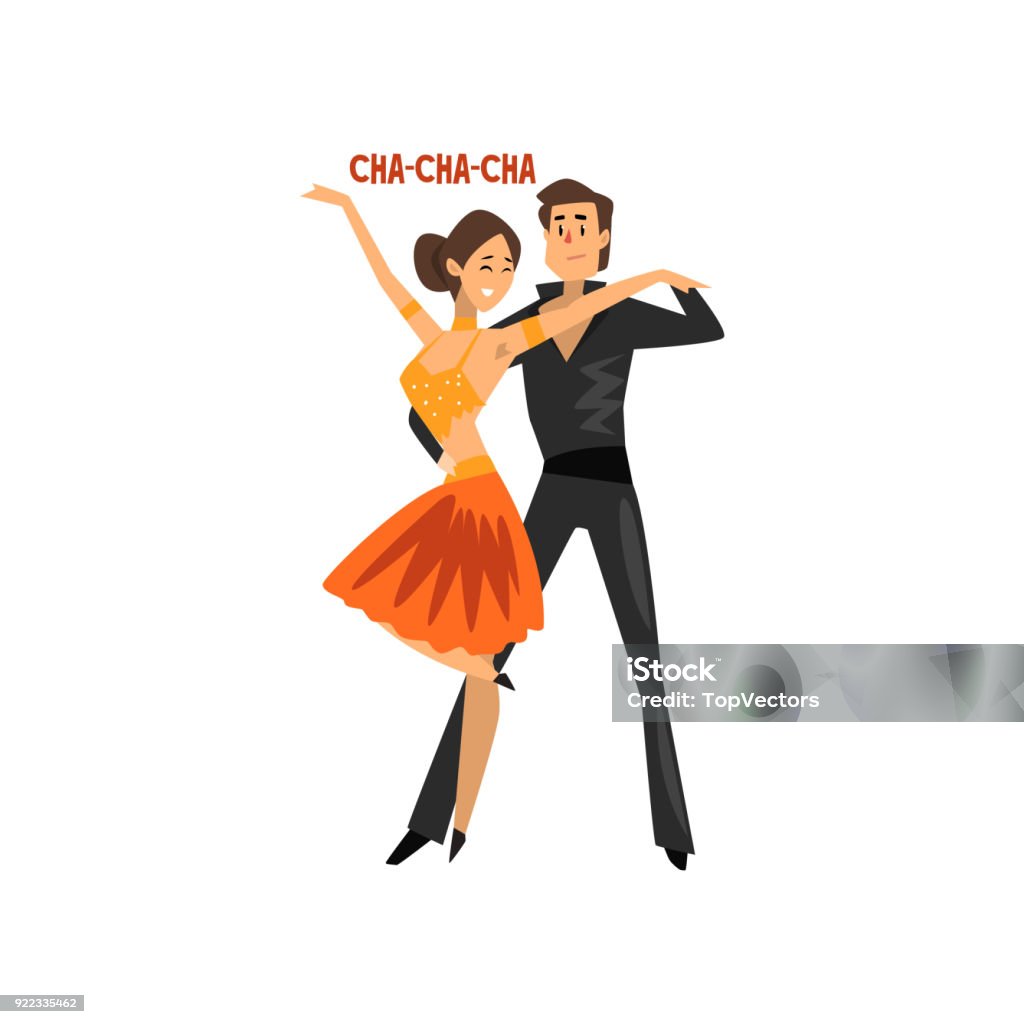 Ilustración de Par De Bailarina Profesional Bailando Chachacha Pareja De Joven Hombre Y Mujer Vestidos Con Ropa Elegante Realizar Vector Ilustración De La Danza Sobre Un Fondo Blanco y más Vectores Libres Ilustración de Par De Bailarina Profesional Bailando Chachacha Pareja De Joven Hombre Y Mujer Vestidos Con Ropa Elegante Realizar Vector Ilustración De La Danza Sobre Un Fondo Blanco y más Vectores Libres