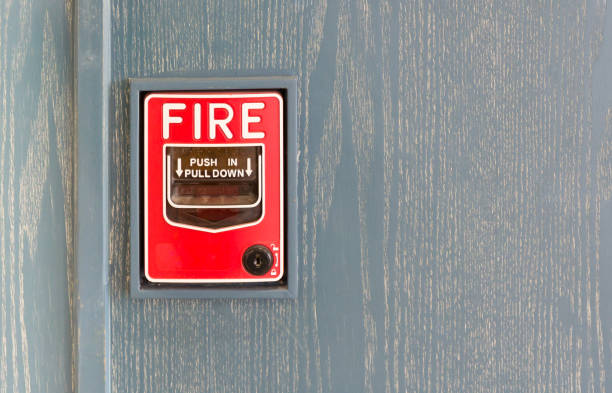istock fire alarm box on blue vintage wooden wall 922335772