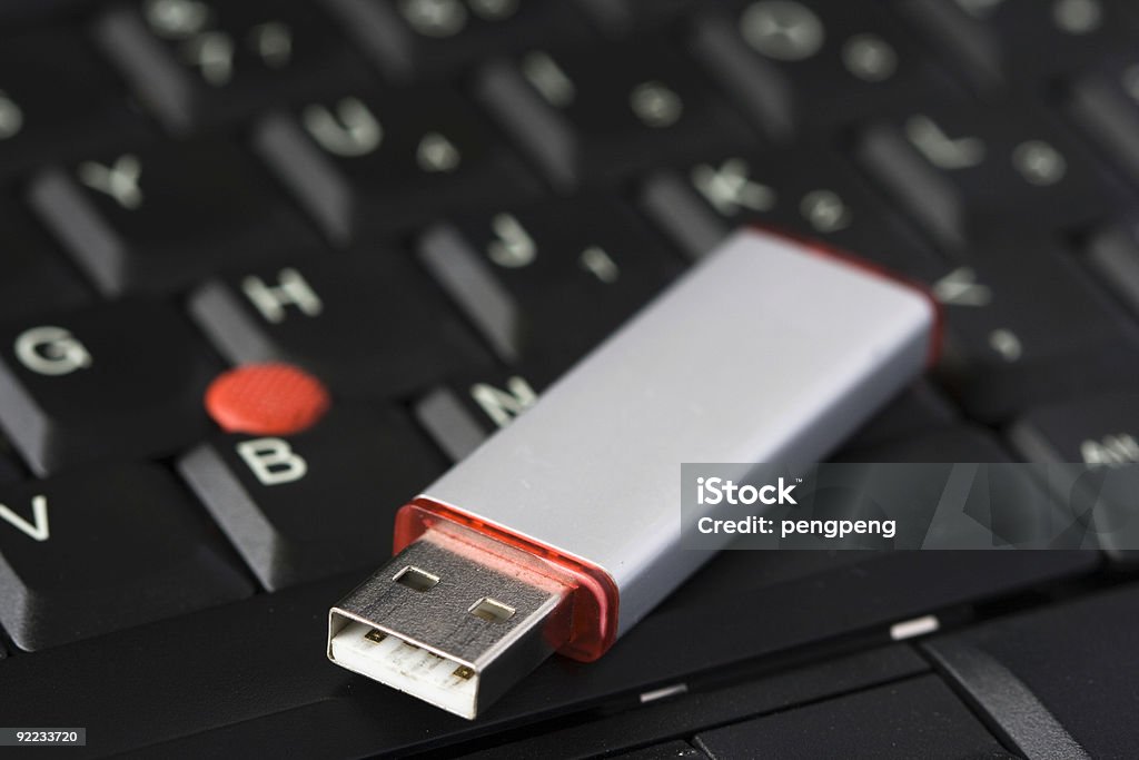 Armazenamento drive USB - Foto de stock de Pen drive royalty-free