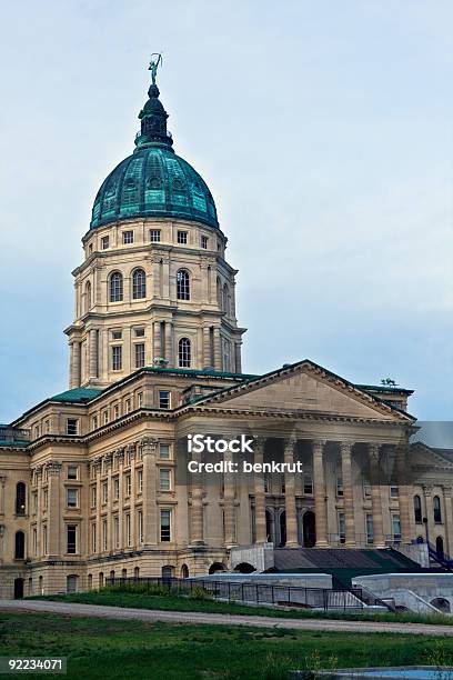 Topeka Kansas State Capitol - Fotografie stock e altre immagini di Kansas - Kansas, Sede dell'assemblea legislativa di stato, Topeka