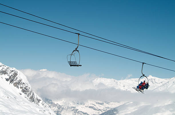 istock Chairlifts in Tignes (France) 92234872