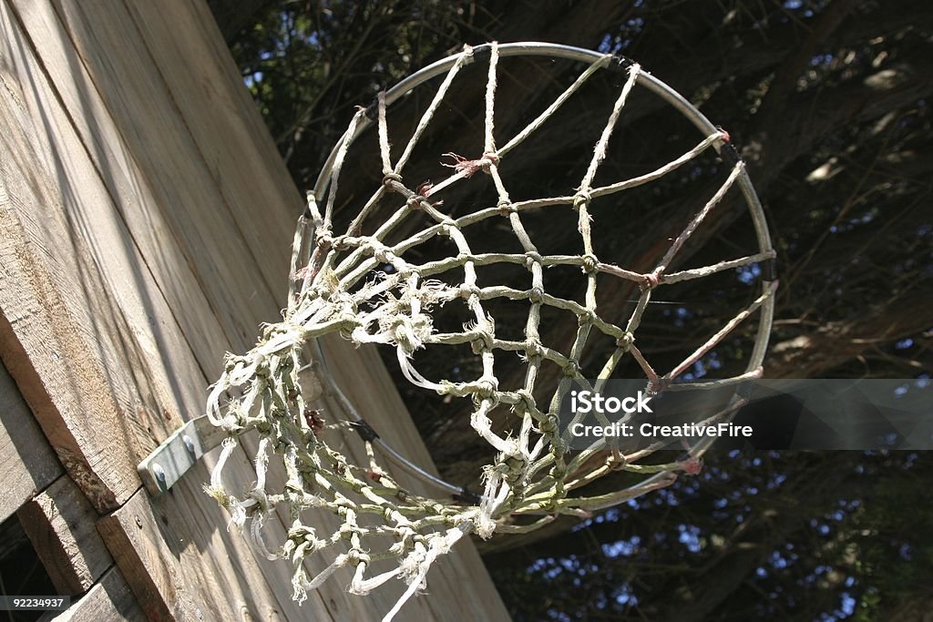 Casa pratica Canestro da pallacanestro - Foto stock royalty-free di Ambientazione interna