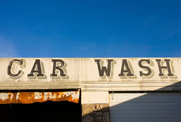 Photo of Abandoned Car Wash, Raymond, Washington