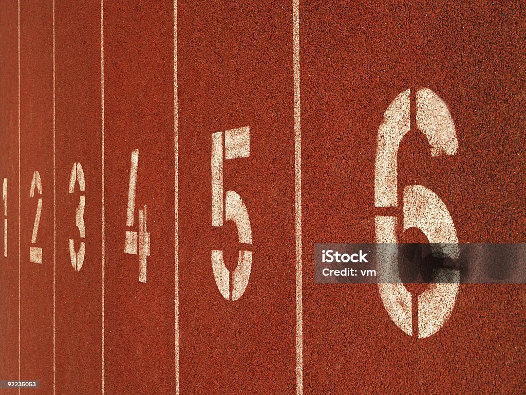 Running-Titel - Lizenzfrei Einzellinie Stock-Foto
