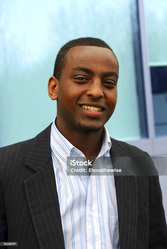 Young businessman  Achievement Stock Photo