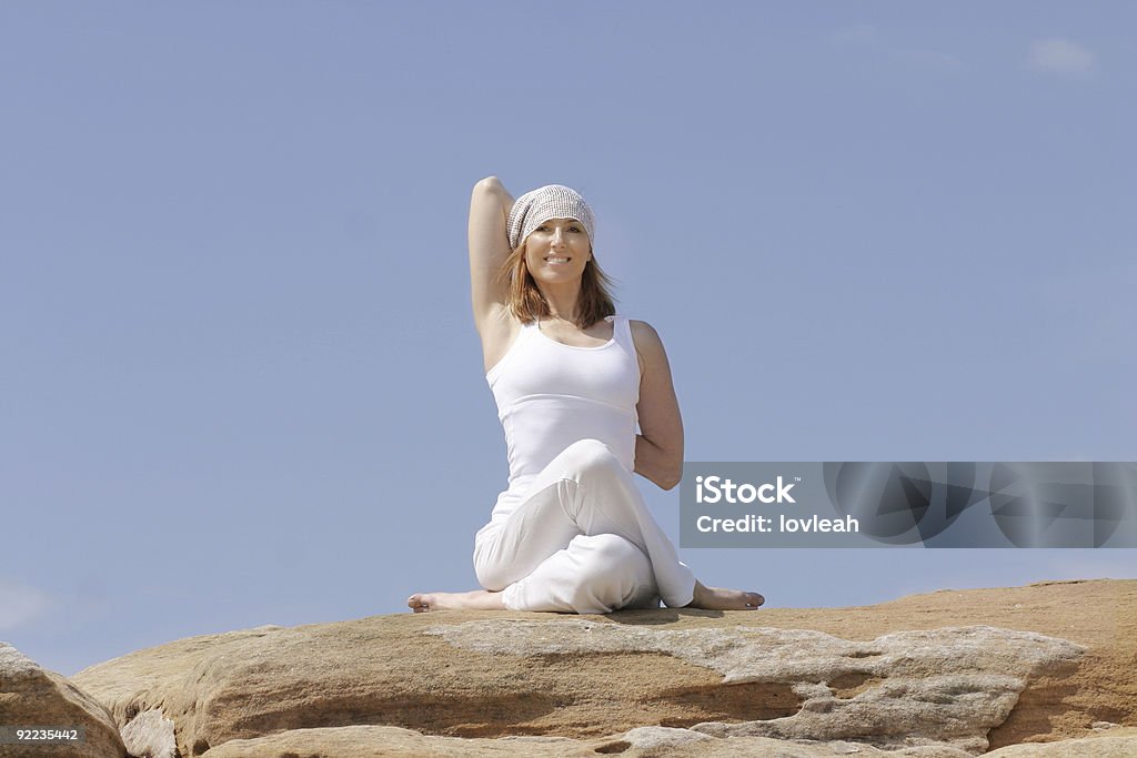 Gomukhasana - Royalty-free Adulto Foto de stock