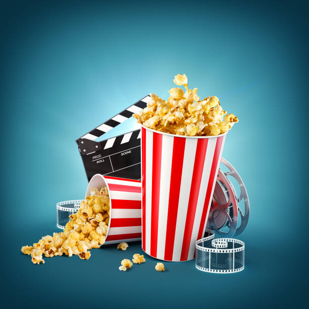 istock Unusual cinema concept 3D illustration 922354958