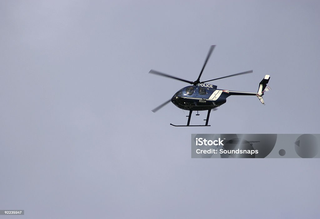 Helicóptero da cabeça - Foto de stock de Força Policial royalty-free