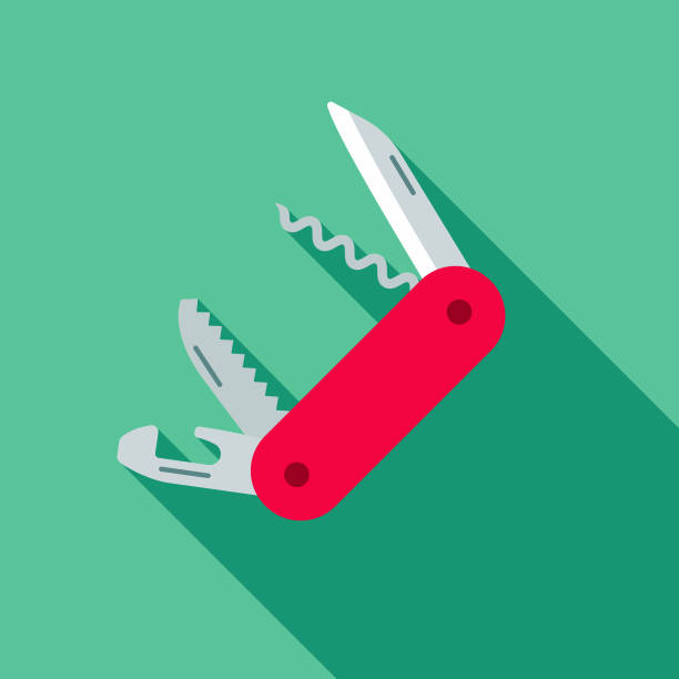 マルチ工具フラット デザイン ホーム改善アイコン - penknife点のイラスト素材／クリップアート素材／マンガ素材／アイコン素材