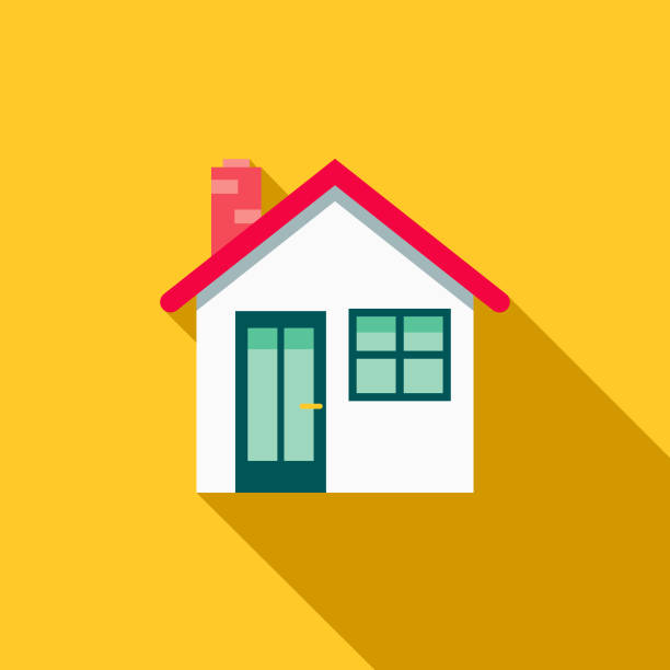 A flat design styled home improvement and renovation icon with a long side shadow. Color swatches are global so it’s easy to edit and change the colors.