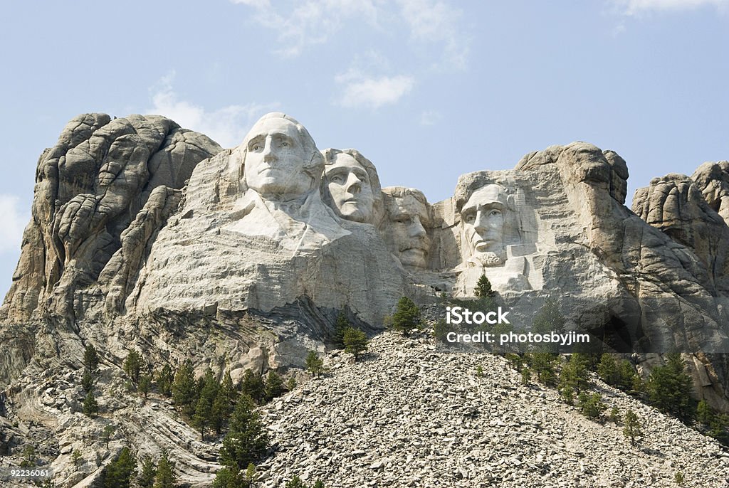 Monumento nacional del monte Rushmore, 9 - Foto de stock de Abraham Lincoln libre de derechos