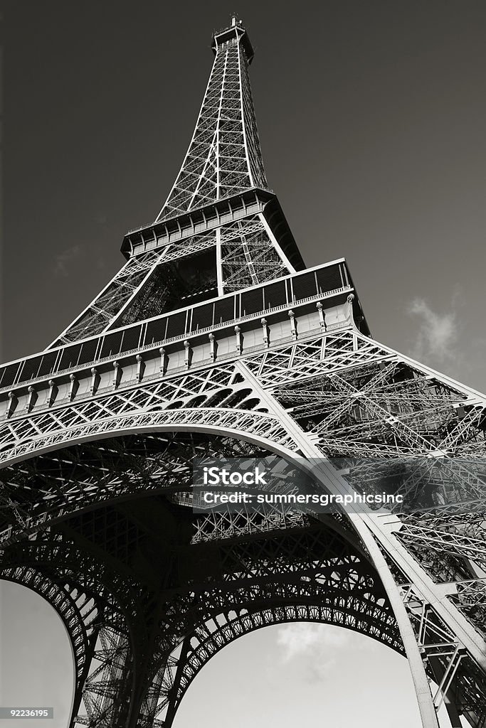 The Eiffel Tower  Architecture Stock Photo