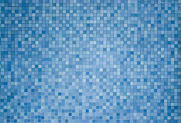dettagliate piastrelle da bagno. - tiled floor foto e immagini stock