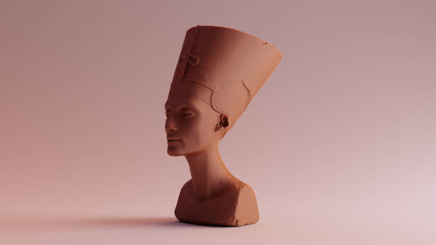 istock Clay Chocolate Bust of Nefertiti 922363530