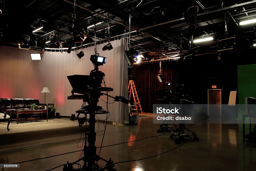 Life's a Stage Part 3 TV Production studio Studio Shot Stock Photo