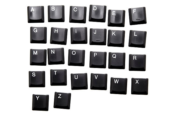 istock computer keys alphabet - keyboard letters A to Z 92237470