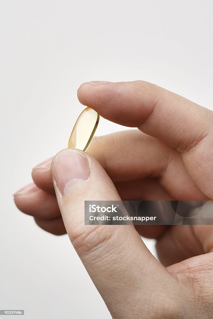 Fish oil  Capsule - Medicine Stock Photo