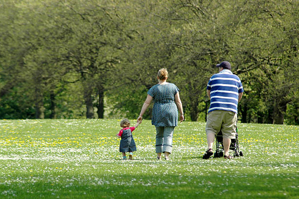 Family in the park