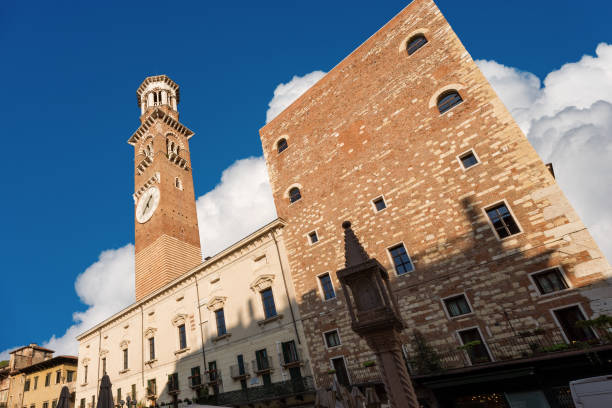istock Torre dei Lamberti - Lamberti Tower - Piazza Erbe - Verona Italy 922380682